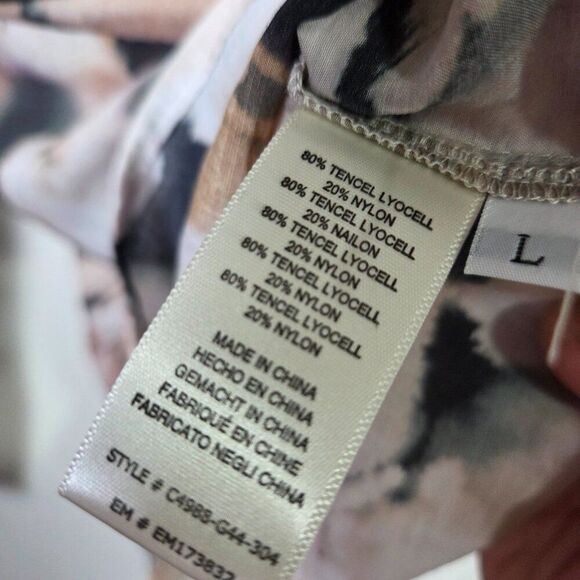 NWOT CLOTH AND STONE PRINTED CHINESE COLLAR BUTTON DOWN TOP SIZE L - Picture 12 of 16